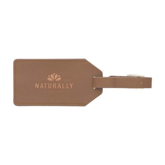 Vegan Pineapple Leather Luggage Tag