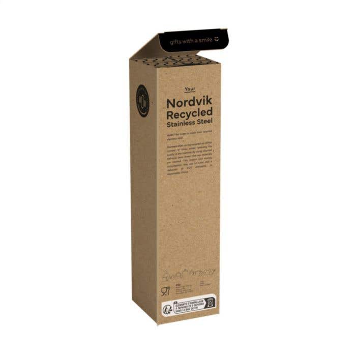 Nordvik RCS Recycled Steel 750 ml drinkfles