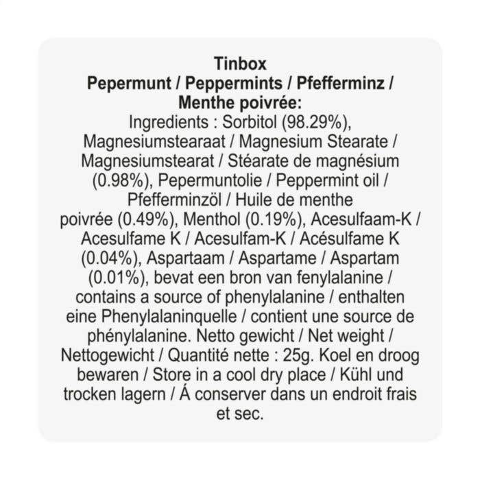 TinBox peppermints
