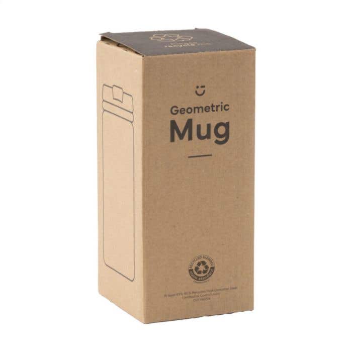 Geometric Mug RCS Recycled Steel 280 ml thermo cup