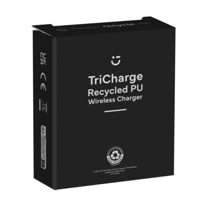 TriCharge Recycled PU Wireless Charger