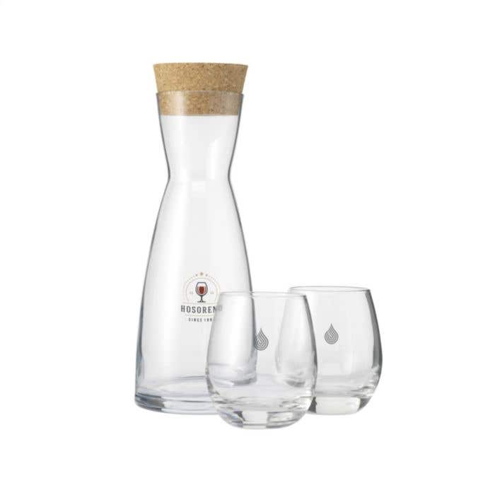 Ypsilon Carafe 1 L avec un bouchon en liège