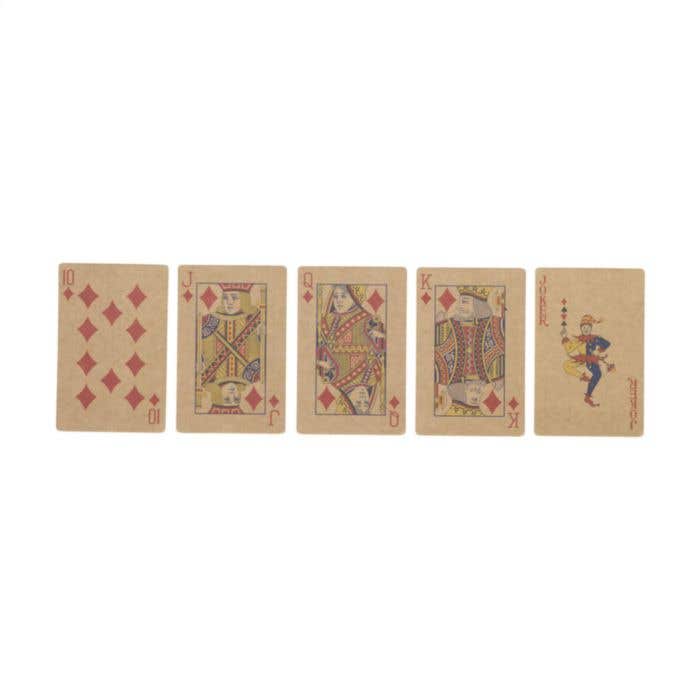 Recycled Paper Playing Cards Single  jeu de cartes