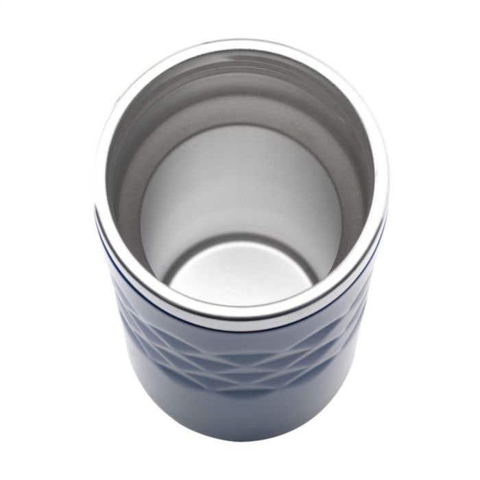Geometric Mug RCS Recycled Steel 280 ml thermo cup