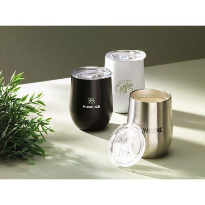 Huevo RCS Recycled Steel Cup 350 ml Thermobecher