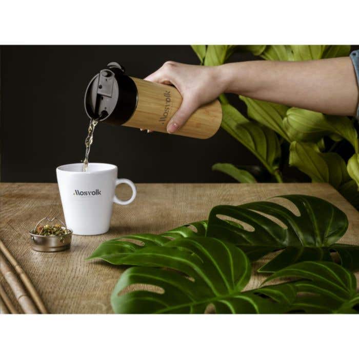 Sakura 360 ml Bambus Thermoflasche/Thermobecher