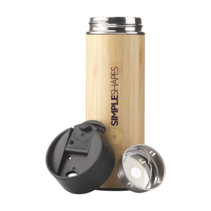 Sakura 360 ml bamboo thermo bottle/thermo cup