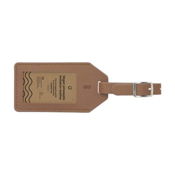 Vegan Pineapple Leather Luggage Tag