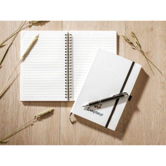 Milk-Carton Wire-O Paper Notebook A5