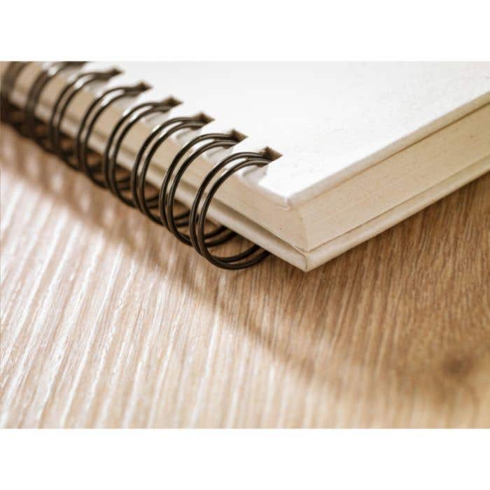 Milk-Carton Wire-O Paper Notebook A5