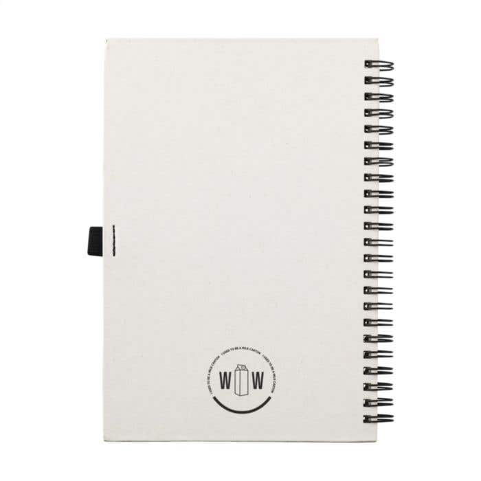 Milk-Carton Wire-O Paper Notebook A5