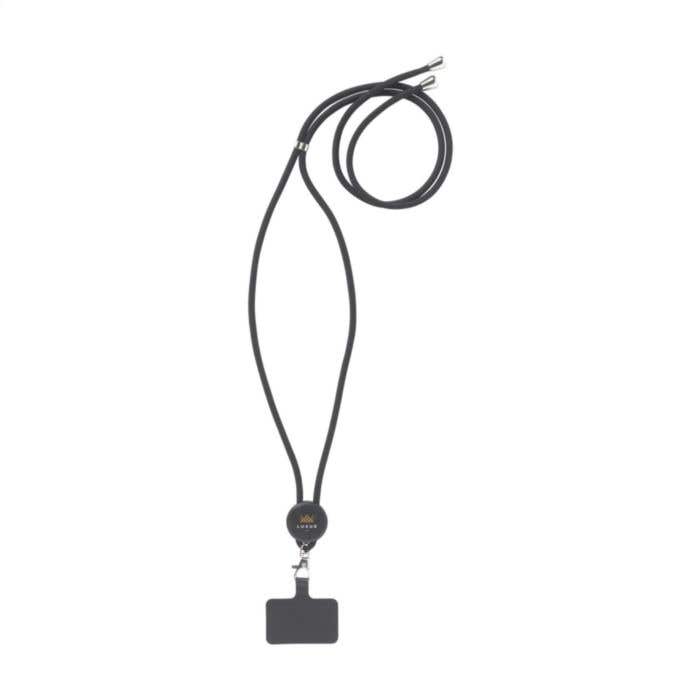 Lace Lanyard GRS RPET 0,5 cm cordelière téléphonique