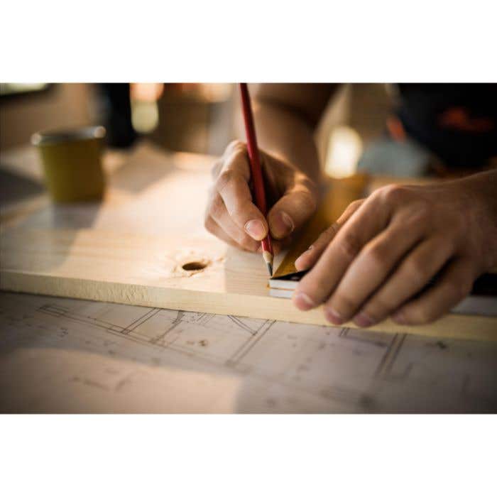 Carpenter wooden pencil