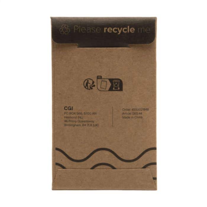 Bamboo Key Rectangle sleutelhanger