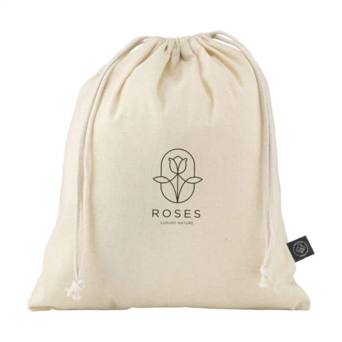 Gift Pouch Naturel GRS Recycled Cotton (150 g/m²) M