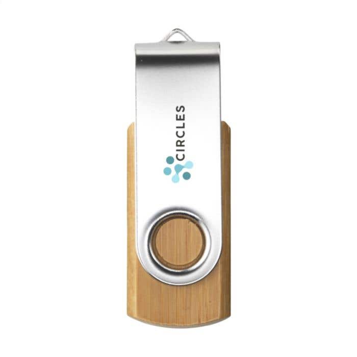 Twist Bamboo en stock clé USB 16 GB