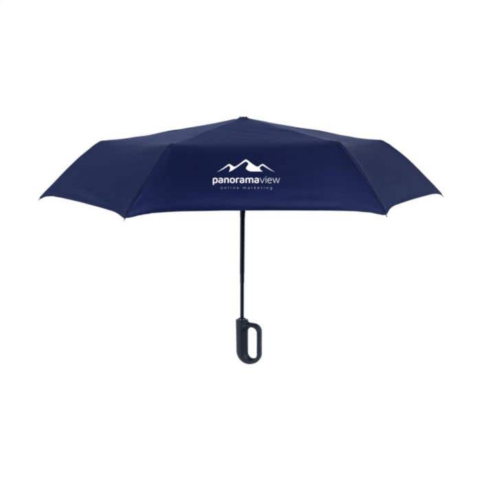 Carabiner RCS RPET foldable umbrella 21 inch