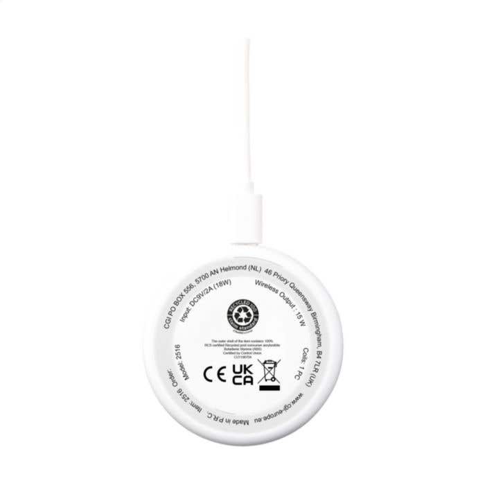All-in-one RCS Recycled 15W Magnetic Wireless Charger