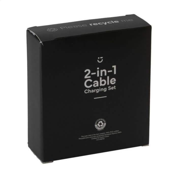 2-in-1 RCS Cable Charging Set oplaadset