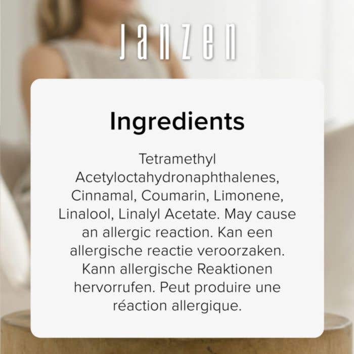 JANZEN Scented Candle Black 22