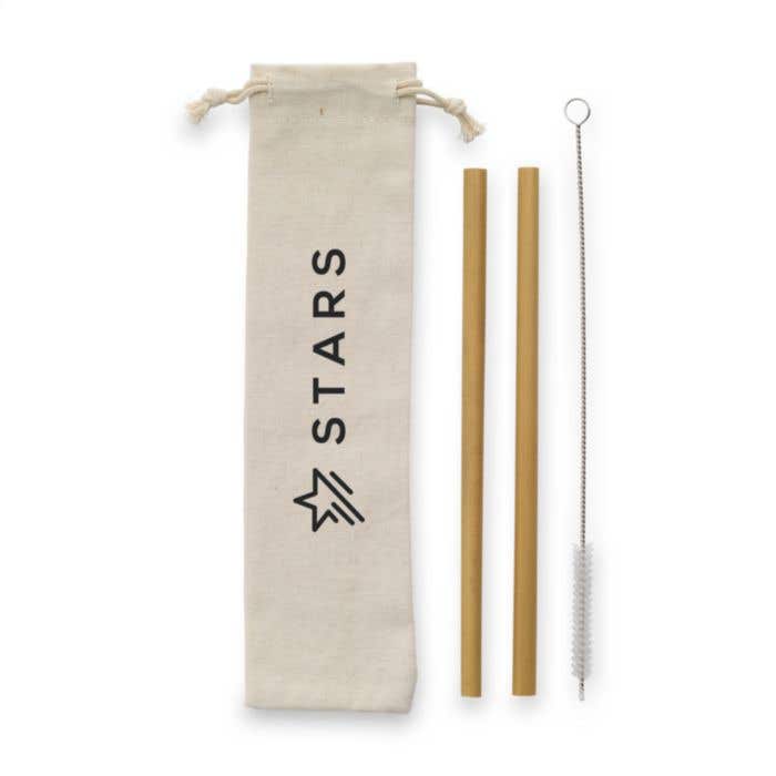 Bamboe Straw Set bamboo straws
