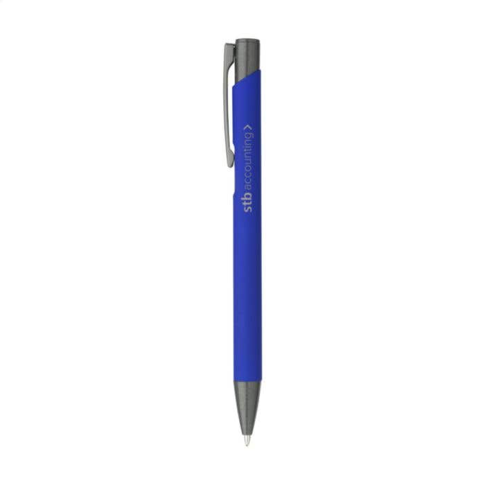 Ebony Soft RCS Recycled Alu SoftTouch Pen