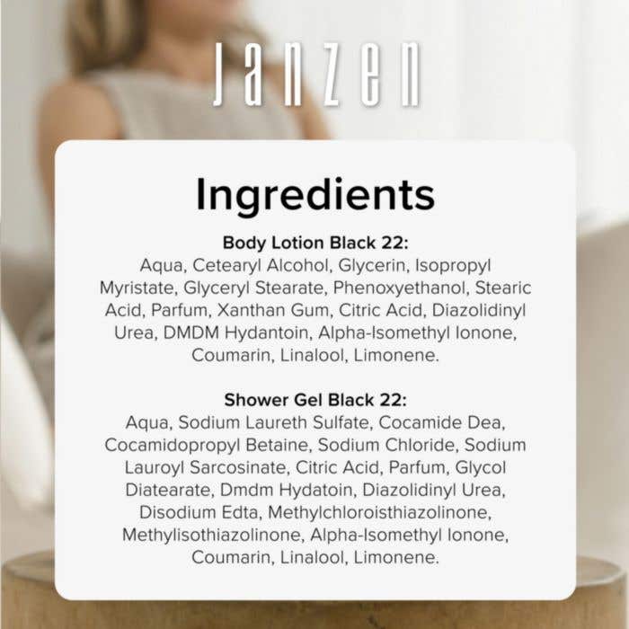 JANZEN Black 22 Coffret Lettre - 2 articles