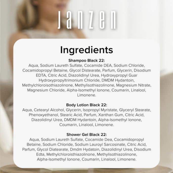 JANZEN Black 22 Coffret Lettre - 3 items