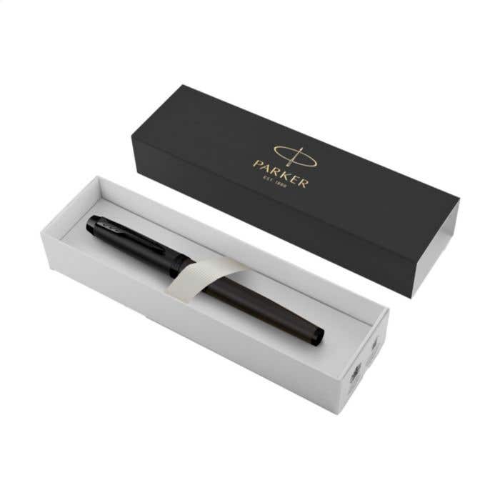 Parker IM Achromatic Rollerpen - zwarte inkt