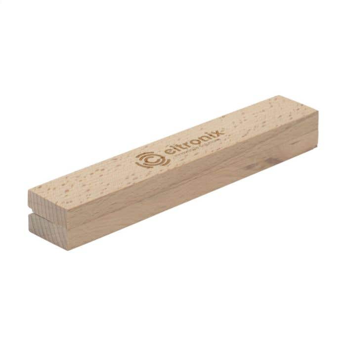 Beech wood case, single