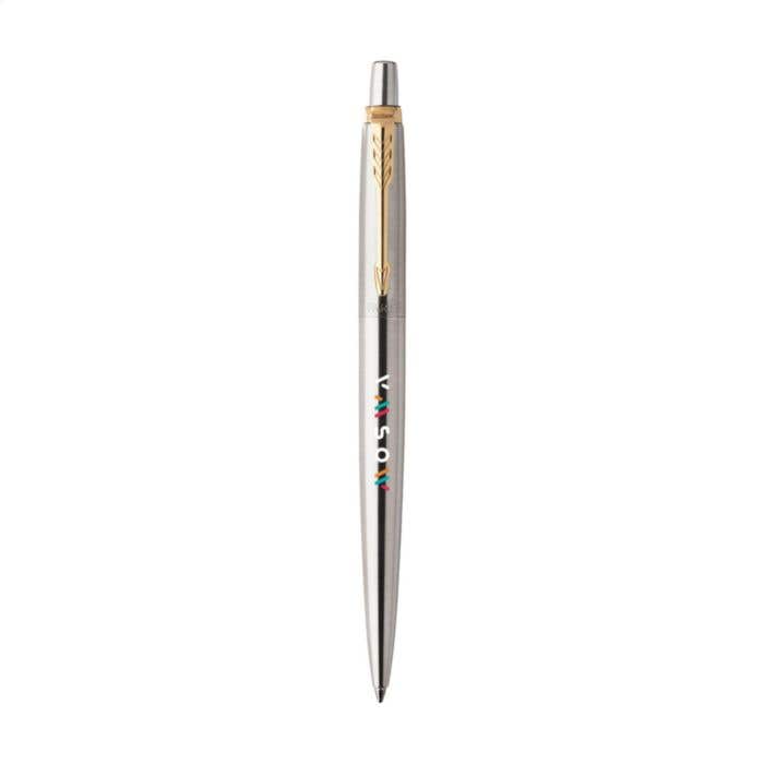Parker Jotter Stylo recyclé en acier inox - bleu