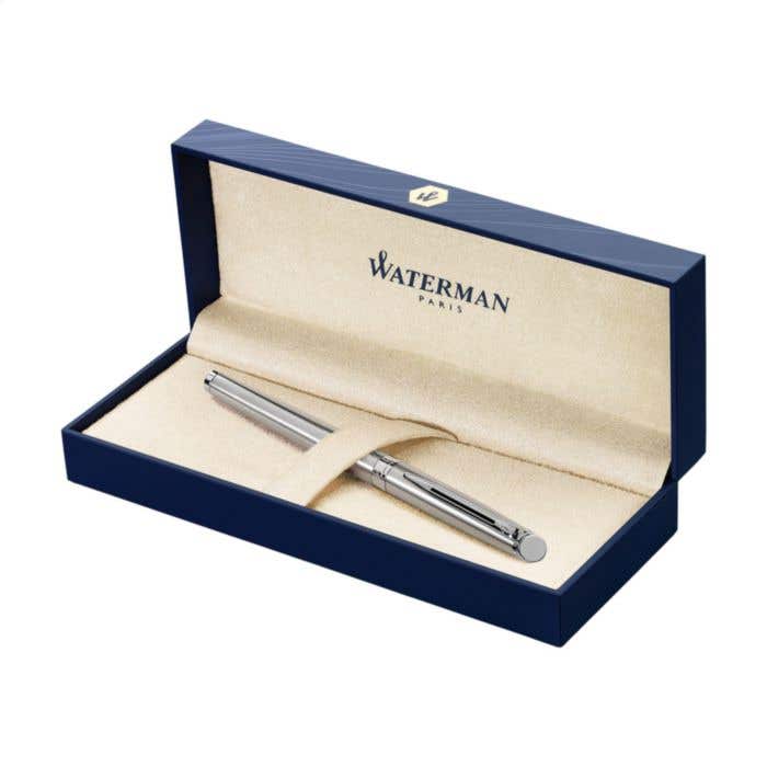 Waterman Hémisphère Rollerball Silber - schwarze Mine