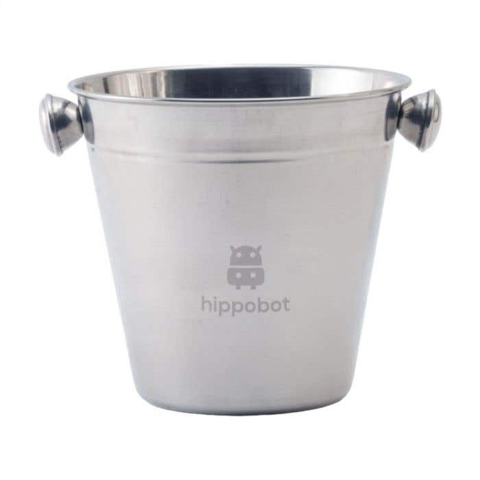 Shiny Stainless Steel Ice Bucket 1.4 L