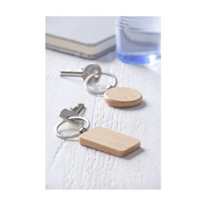 WoodKey Rectangle keychain