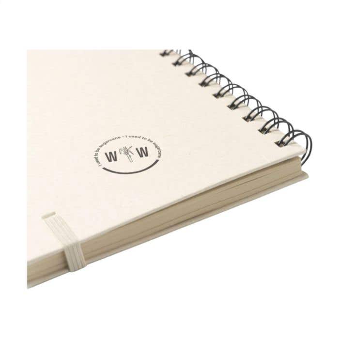 Sugarcane Bagasse Spiral Notebook A5 carnet