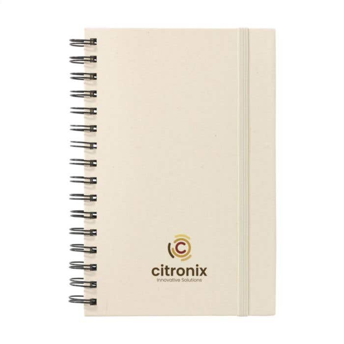 Sugarcane Bagasse Spiral Paper Notebook A5