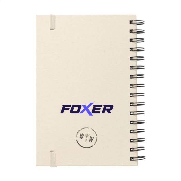 Sugarcane Bagasse Spiral Notebook A5 carnet