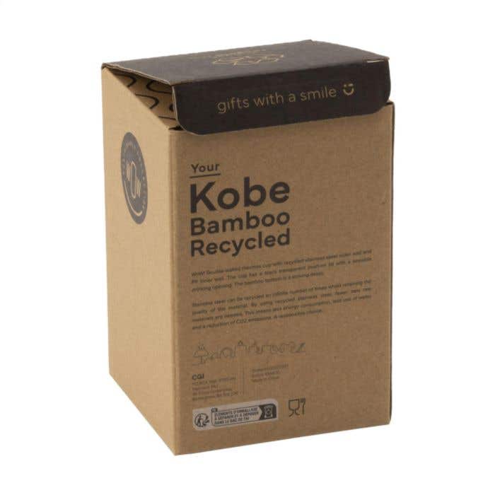 Kobe Bamboo RCS Recycled Steel 350 ml mug