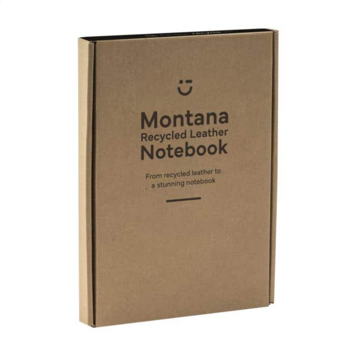Montana Recycled Leather Paper Notebook A5