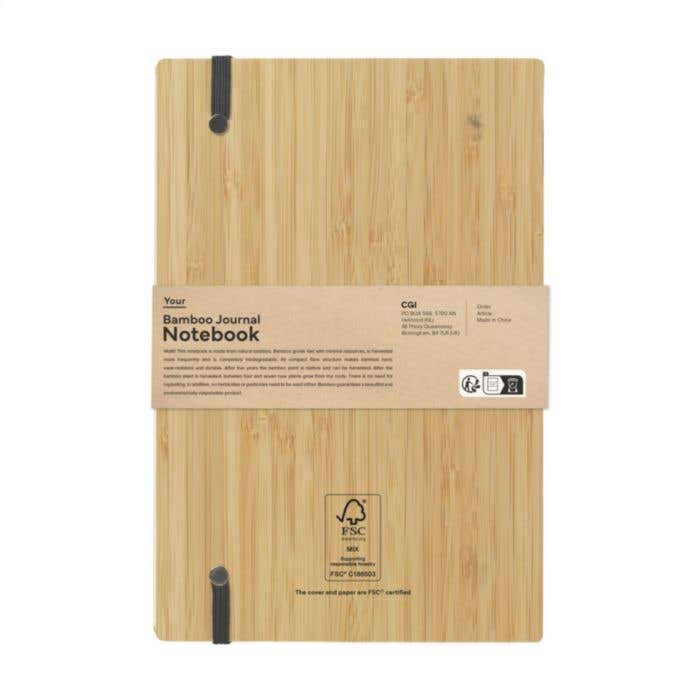 Bamboo Journal Naked Spine Notebook A5 carnet de notes