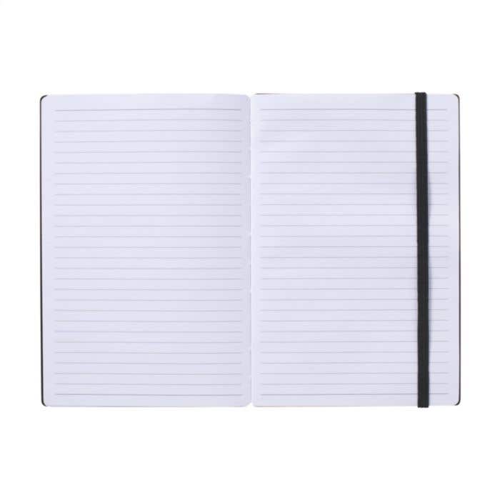 Bamboo Journal Naked Spine Paper Notebook Black A5