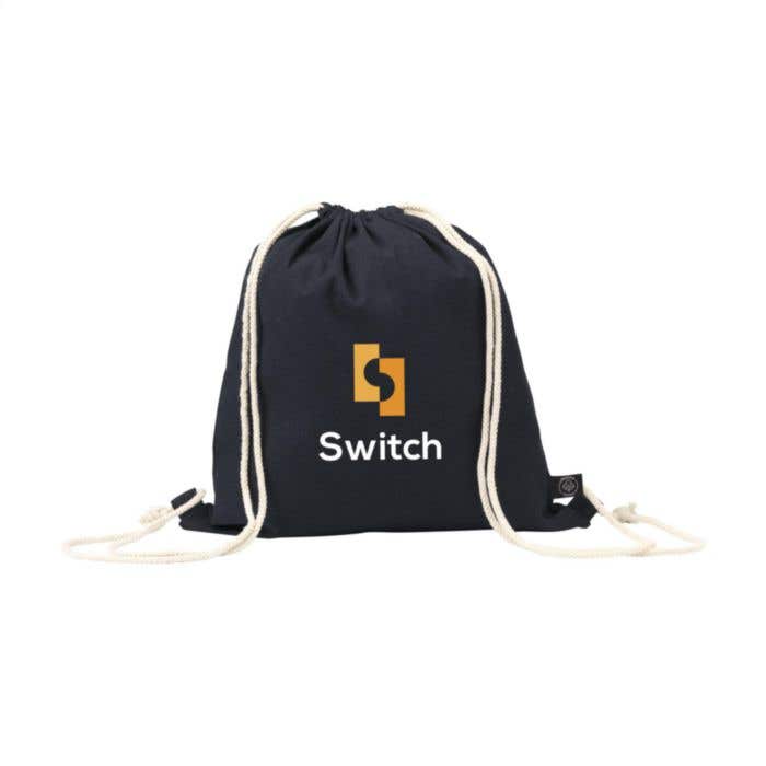 PromoColour GRS Recycled Cotton Backpack (150 g/m²)
