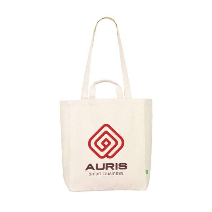 Organic Cotton Canvas Tote Bag Natural (280 g/m²) tas