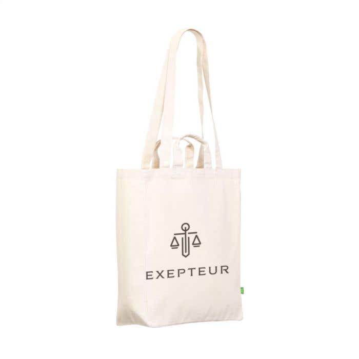 Organic Cotton Canvas Tote Bag Natural (280 g/m²) tas