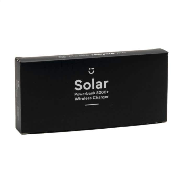 Solar Powerbank 8000+ Wireless Charger chargeur externe