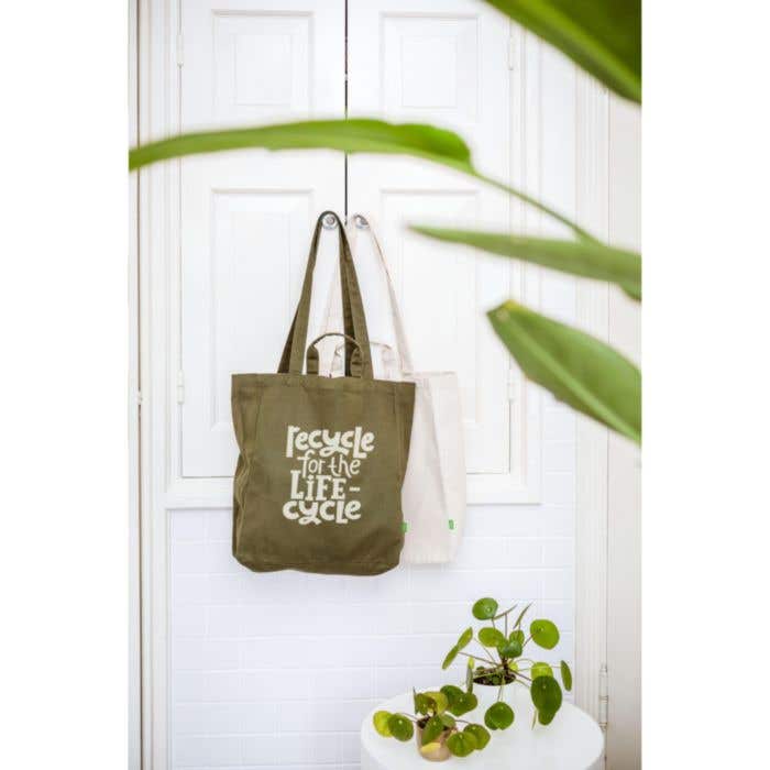 Organic Cotton Canvas Tote Bag Colour (280 g/m²) sac