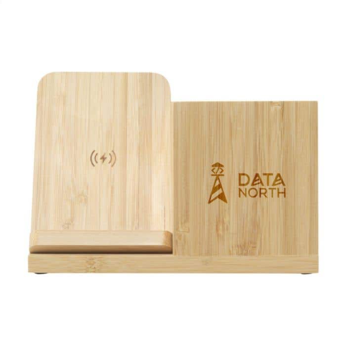 Bamboo Boss 15W support de charge/porte-stylo