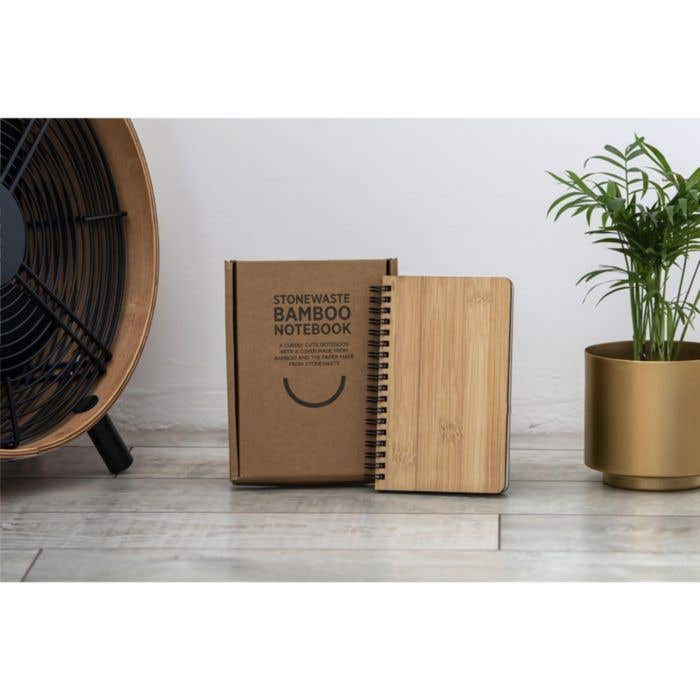 Paper Notebook made from Stonewaste-Bamboo A6