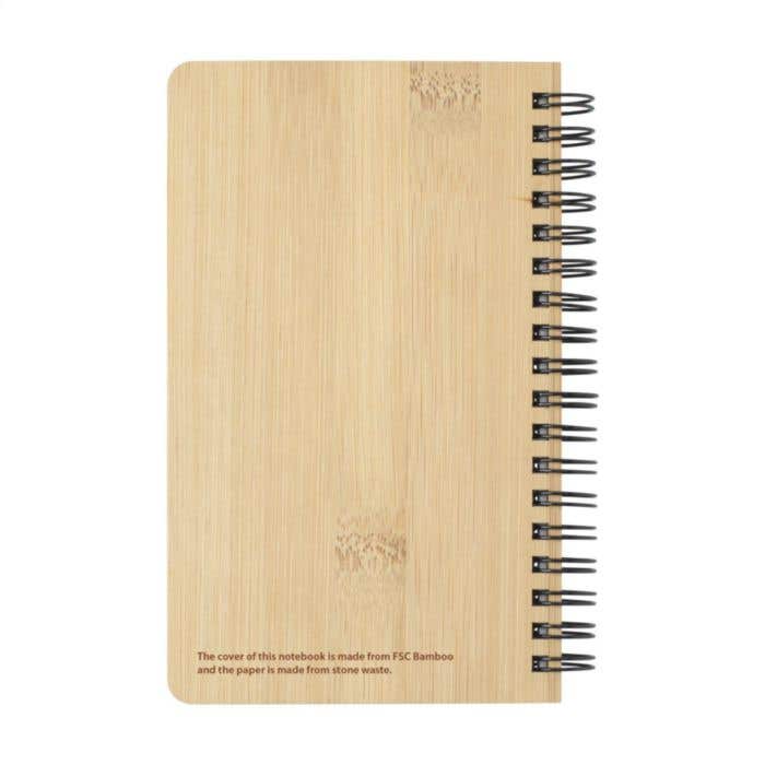 Notebook made from Stonewaste-Bamboo A6 carnet de notes