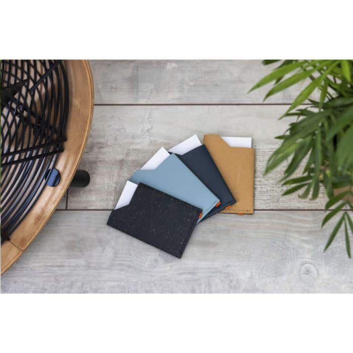 Recycled Leather Cardholder porte-cartes